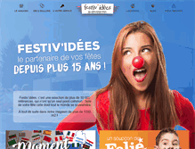 Tablet Screenshot of festiv-idees.fr